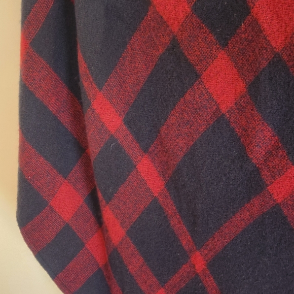 Hayes Plaid Sleeveles Long Vest one size - Picture 10 of 11